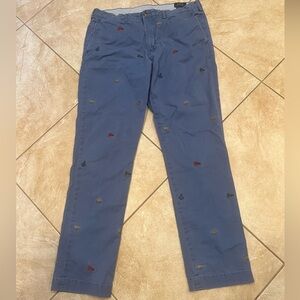 Polo by Ralph Lauren Blue Chinos size 36/31.5 Flags